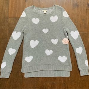 NWT Christian Siriano Heart Sweater